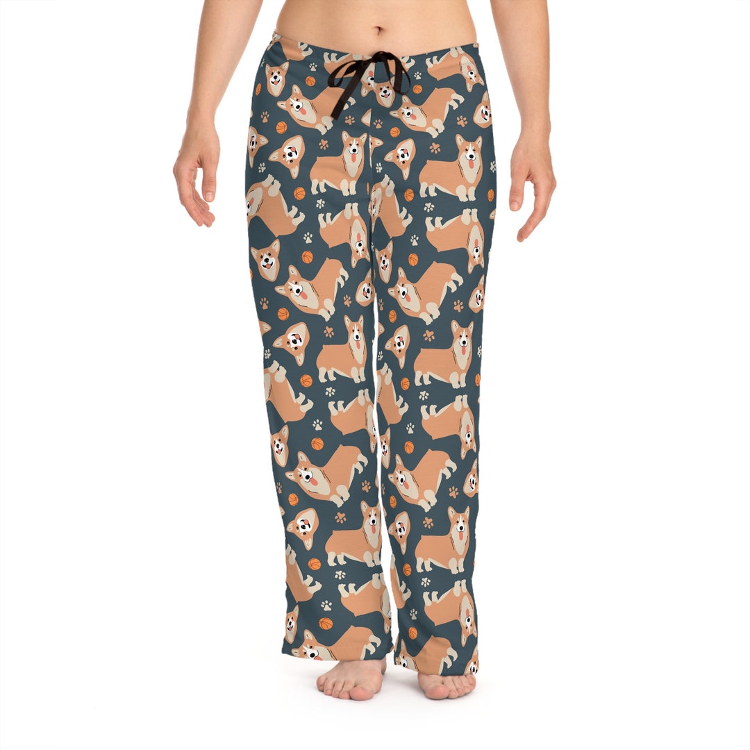 Women's Corgi Pajama Pants Corgi Pattern Pajamas - Etsy
