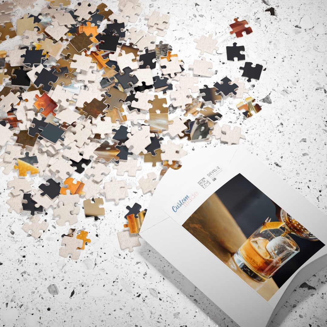 Scotch Puzzle Whiskey Puzzle Scotch Picture Gifts Bar Puzzle Bar Games
