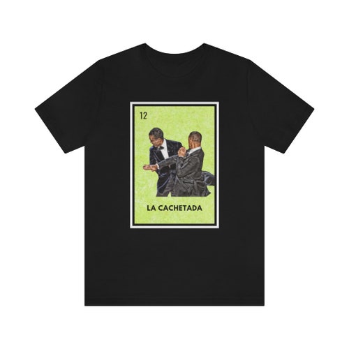 Mexican Loteria T-shirt La Cachetada Unisex Jersey Short - Etsy