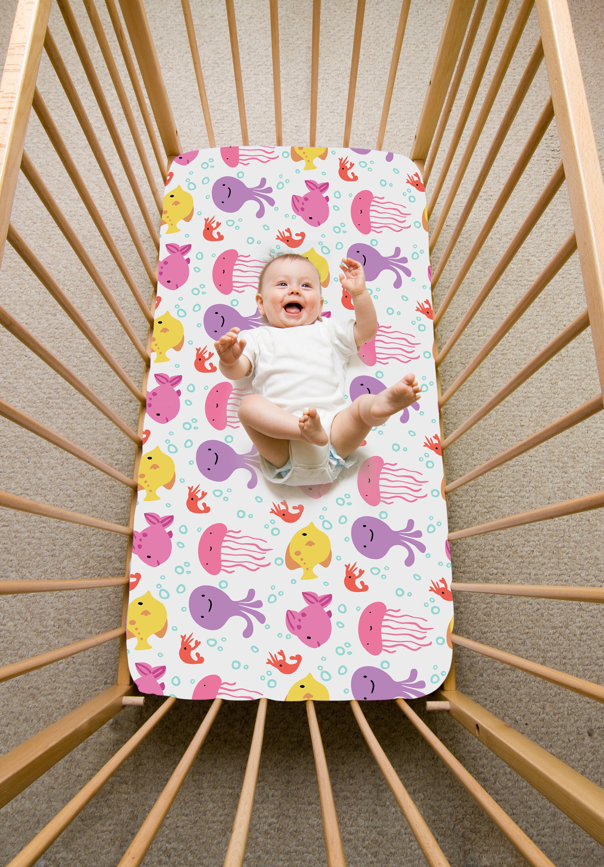 Yoofoss cot sheets 120 x 60 cm fitted ultra soft and breathable cot bed