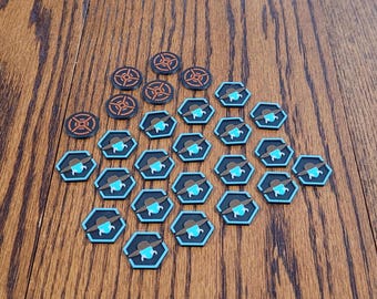 Cad Bane-upgradetokens | Star Wars Villainous-bordspel