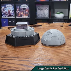Grande boîte de rangement Étoile de la mort | JCC Star Wars illimité | Commandant de l'EDH MTG | Soleils jumeaux