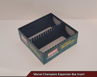 Marvel Champions Campaign Expansion Storage Insert & Dividers | Marvel Champions The Card Game LCG