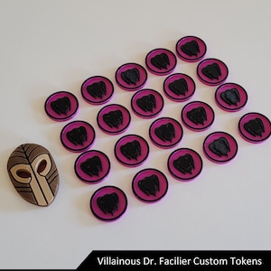 Dr Facilier Upgrade Tokens | Villainous Board Game