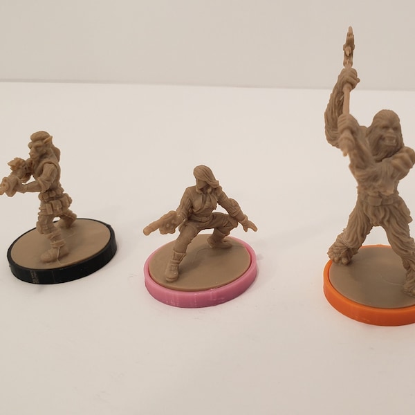 Imperial Assault Rebel Character Bases | Star Wars Imperial Assault