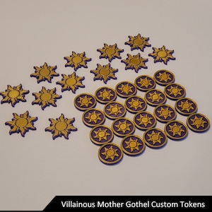 Mother Gothel Upgrade Tokens | Villainous Board Game