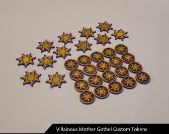 Fichas de mejora de Madre Gothel / Juego de mesa Villainous