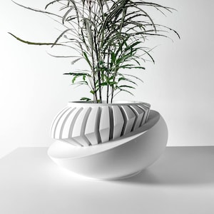Pot de fleurs Luxar avec drainage et plateau | Jardinière pour plantes succulentes | Ouverture de 3 4 5 pouces | Terre de verdure
