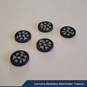Lorcana Reckless Tokens | Lorcana TCG