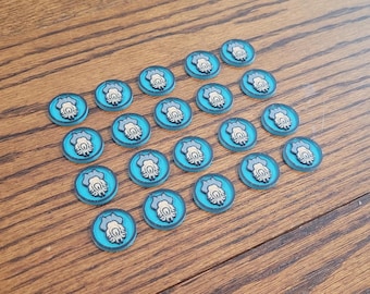 Davy Jones Upgrade Tokens | Villainous Board Game