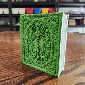 Druid Wälzer Buch Würfel Tresor und Rolling Kartenhalter | Magnetische Tasche | Dungeons and Dragons | D&D | D&D Rollenspiel | Würfelbehälter