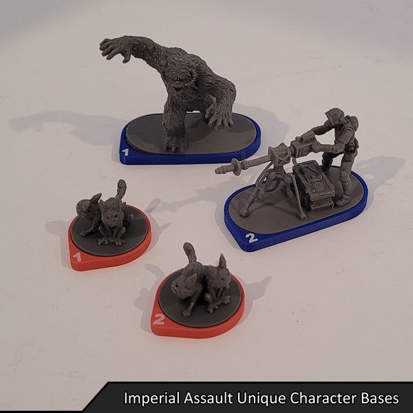 Imperial Assault Unique Character Bases | Star Wars Imperial Assault