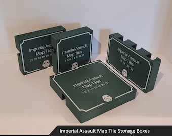 Imperial Assault Map Tile Storage With Lids | Star Wars Imperial Assault