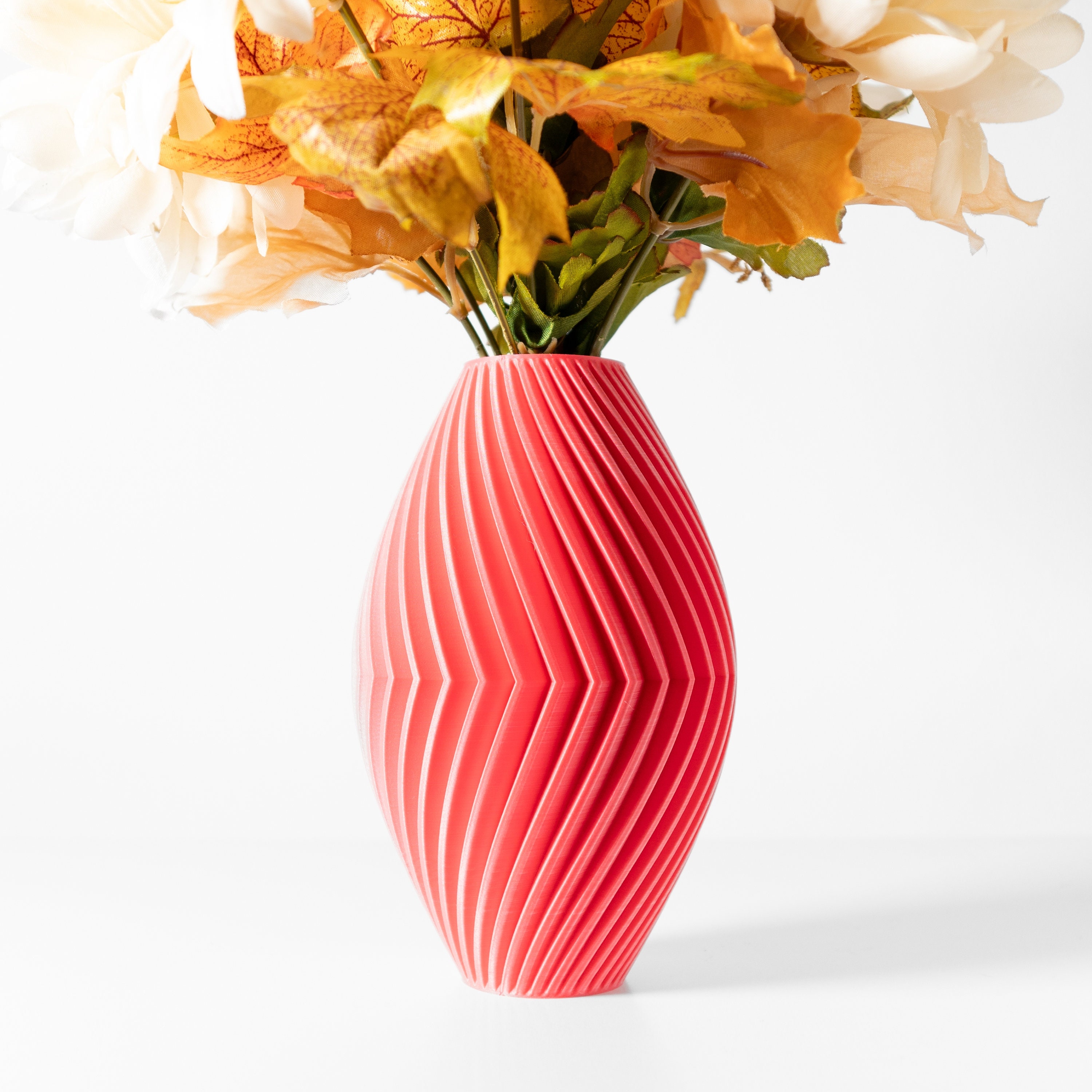Soko Flower Vase | Dried Flowers | 6 7 8 Inch Height | Terra