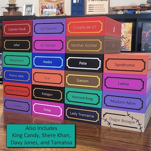 Villainous Character Boxes Complete Set | Villainous Board Game