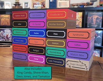 Villainous Character Boxes Komplettset | Schurkisches Brettspiel