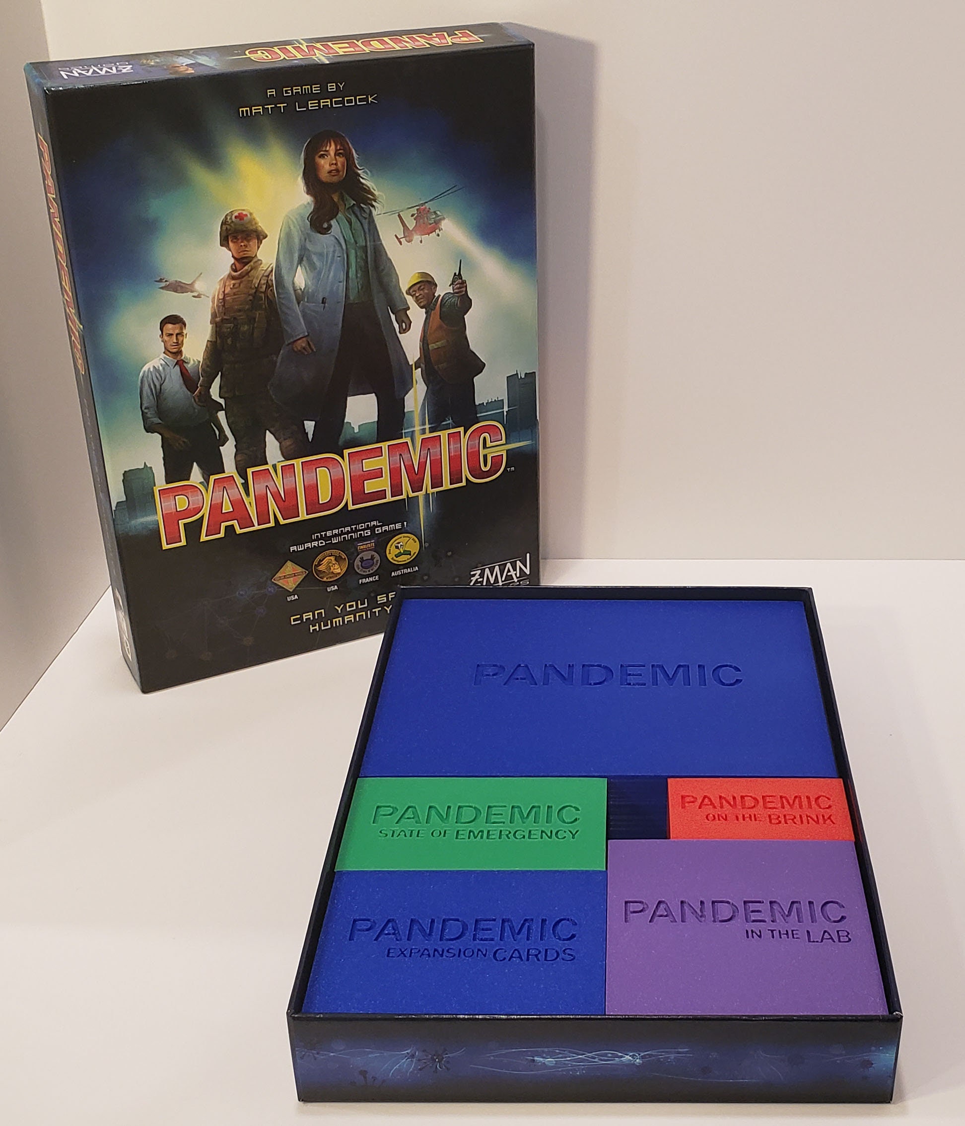 Storage Bins for Pandemic Board Game Disease Cubes, Fits in Original Board  Game Box, Use During Game Play to Organize Game Board