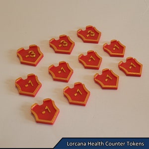 Lorcana Health Counter Tokens | Lorcana TCG