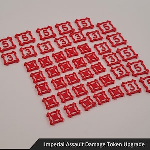 Imperial Assault Damage Token Upgrade | Star Wars Imperial Assault | 45 Damage Tokens