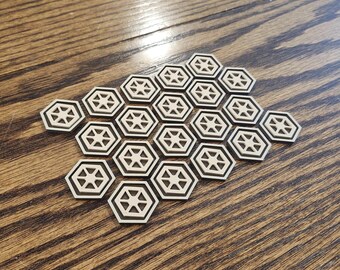 Count Dooku Upgrade Tokens | Star Wars Villainous Board Game