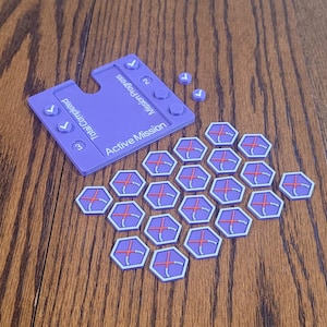 Asajj Ventress Upgrade Tokens | Star Wars Villainous Board Game