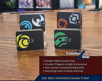 Quadrante contatore X/quadrante salute base/Star Wars Unlimited TCG