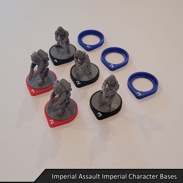 Imperial Assault Imperial Character Bases | Star Wars Imperial Assault