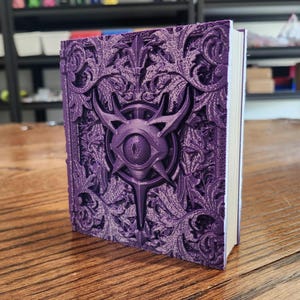 Warlock Tome Book Dice Vault and Rolling Tray | Magnetic Case | Dungeons and Dragons | DnD | D&D RPG Game | Dice Container