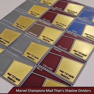 Marvel Champions Mad Titan's Shadow Game Divisores | Marvel defende o jogo de cartas LCG