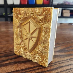 Paladin Wälzer Buch Würfel Tresor und Rolling Kartenhalter | Magnetische Tasche | Dungeons and Dragons | D&D | D&D Rollenspiel | Würfelbehälter