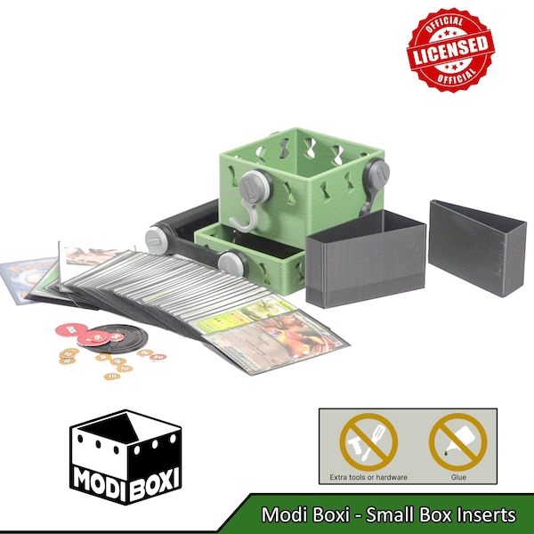 Small Modi Boxi - Choose Your Inserts | Modi Boxi 3D Printed Board Game Storage Solution | Officially Licensed