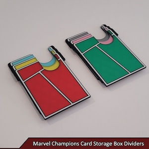 Marvel Champions Divisores de caixa de armazenamento de cartão grande | Campeões da Marvel LCG