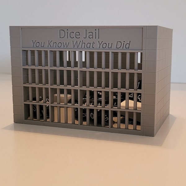 Dice Jail | Humorous Dice Box | Dungeons and Dragons | DnD | D&D | RPG Game