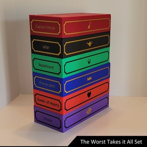 Villainous Character Boxes Base Set | Villainous Board Game | The Worst Takes it All