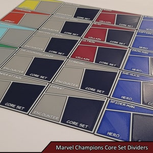 Divisores de jogos básicos do conjunto básico dos Campeões da Marvel | Marvel defende o jogo de cartas LCG