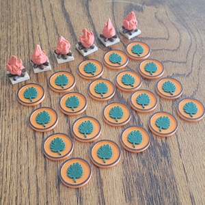 Shere Khan Upgrade Tokens | Villainous Board Game