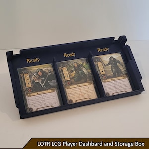 LOTR LCG-spelerdashboard en opbergdoos | Lord of the Rings Het kaartspel LCG