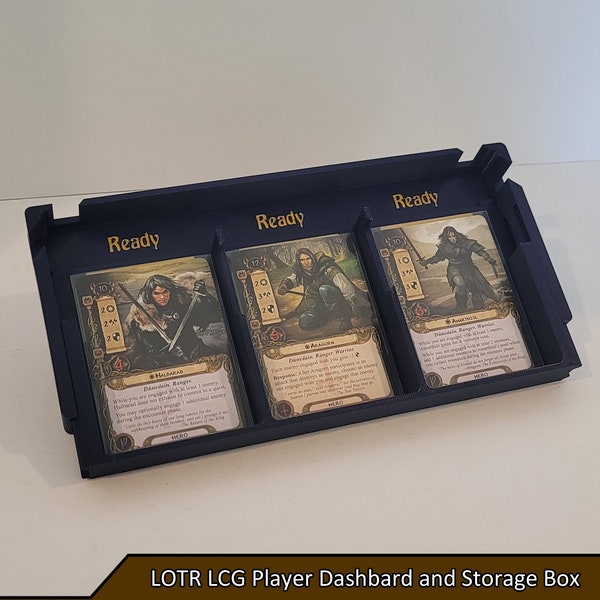 LOTR LCG Player Dashboard and Storage Box | Lord of the Rings The Card Game LCG