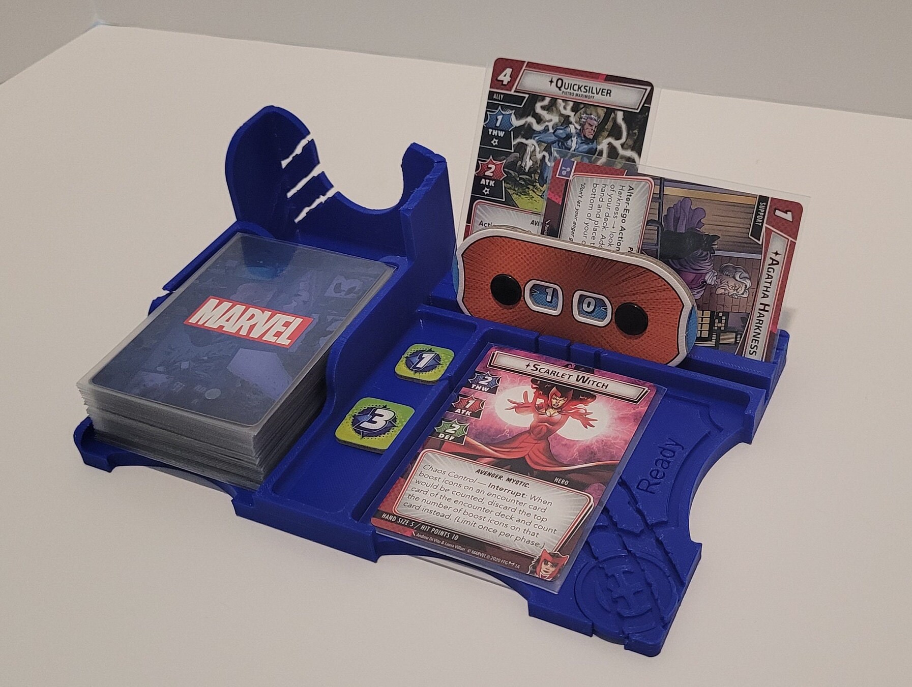Wolverine Themed Player Dashboard With Deck Box Holder