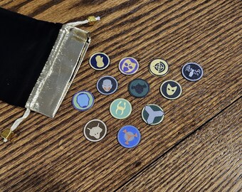 Marvel Villainous Random Character Selector Tokens | Marvel Villainous Board Game