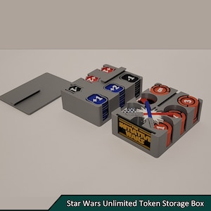 Caixa de armazenamento de token ilimitado de Star Wars | Star Wars Ilimitado TCG