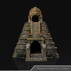 Mayan Temple Dice Tower | Aztec Temple Dice Tower | Ancient Temple Dice Tower | Dungeons and Dragons | DnD | D&D | RPG Game