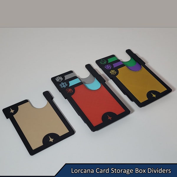 Lorcana Large Card Storage Box Dividers | Lorcana TCG