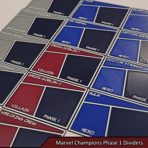 Divisores de jogo da fase 1 dos campeões da Marvel | Marvel defende o jogo de cartas LCG