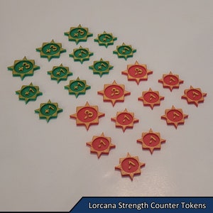 Lorcana Strength Counter Tokens | Lorcana TCG