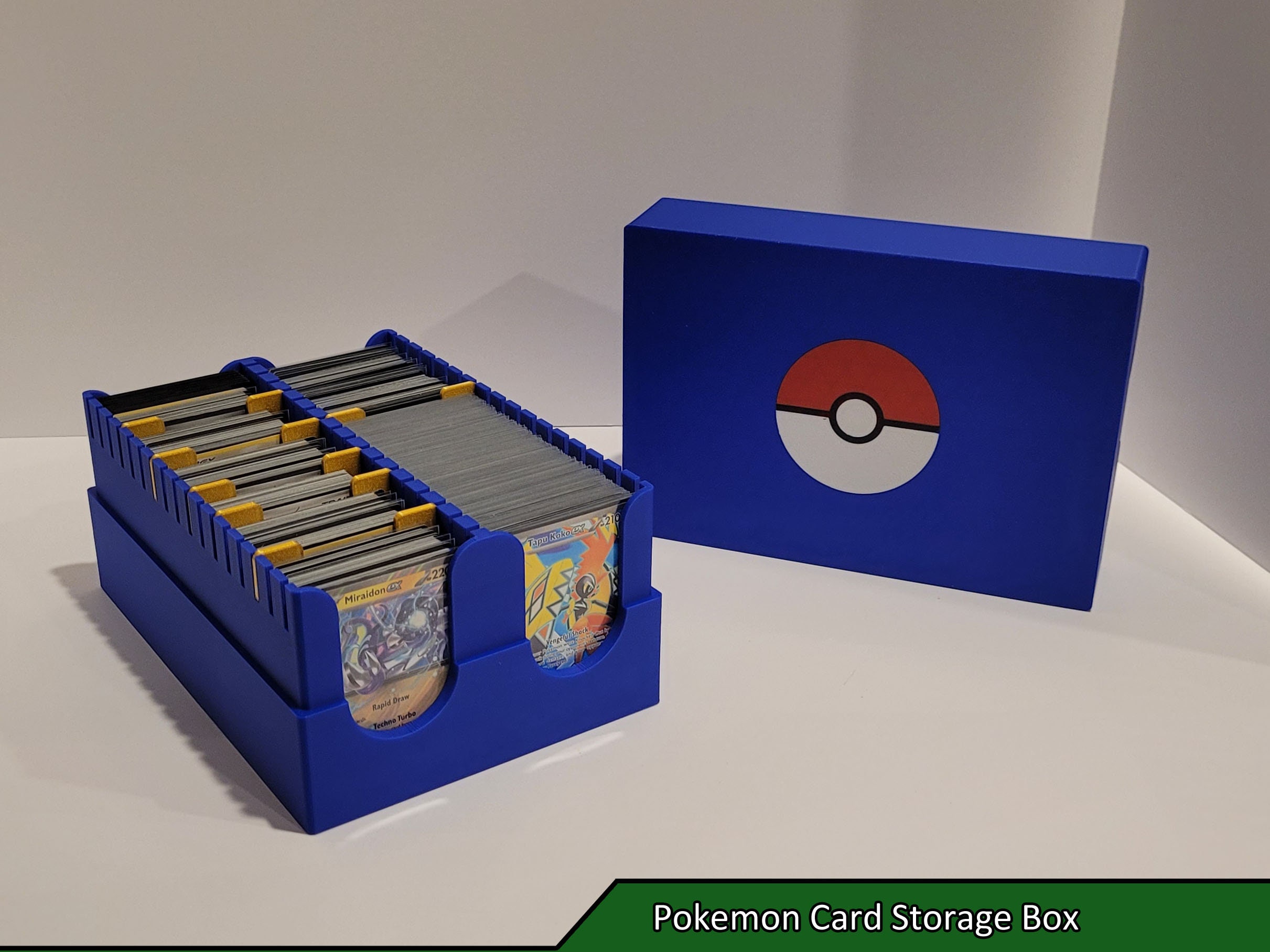 Pokemon Large Card Storage Box | Pokemon TCG - Etsy Pokemon Large Card Storage Box | Pokemon TCG - Etsy