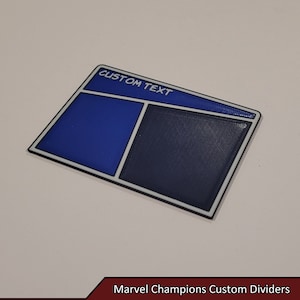 Marvel Champions Divisórias em branco/personalizadas | Marvel defende o jogo de cartas LCG