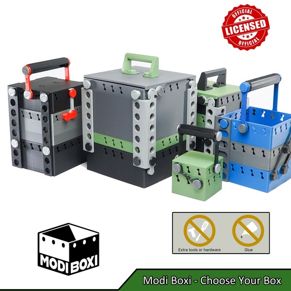 Modi Boxi - Choose Your Boxes | Modi Boxi 3D Printed Board Game Storage Solution | Officially Licensed