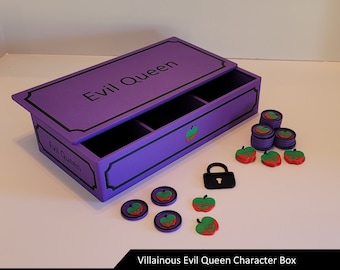 Böse Königin Charakter Box | Schurkisches Brettspiel