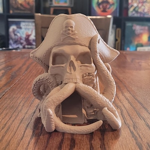 Pirate Skull Dice Tower | Dungeons and Dragons | DnD | D&D | RPG Game | Pathfinder | Pirate Kraken Dice Tower